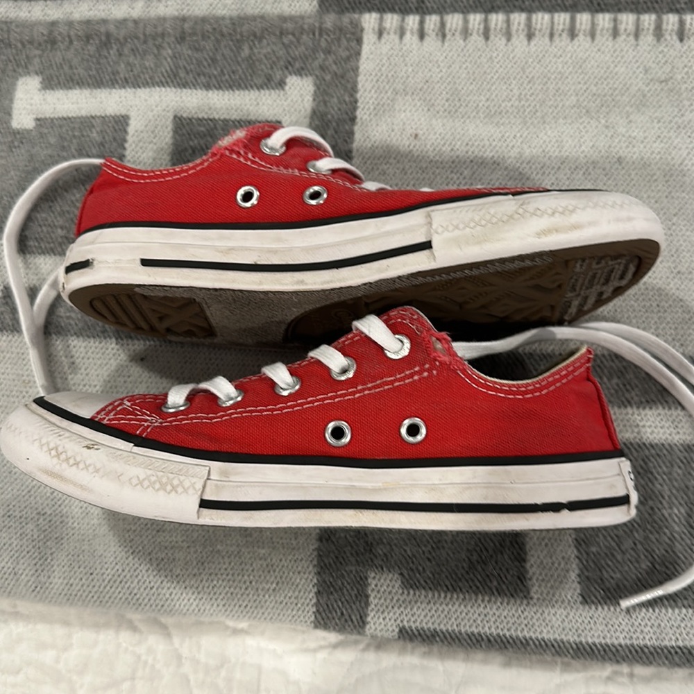 CONVERSE KIDS ALL STAR LOW TOPS SIZE 12 1/2 - Picture 13 of 14